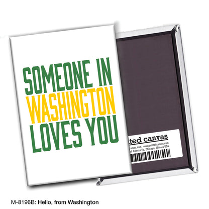 Hello, from Washington, Magnet (M-8196B)