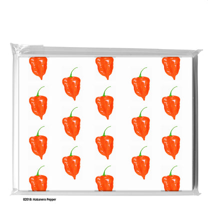 Habanero Pepper, Greeting Card (#8201B)