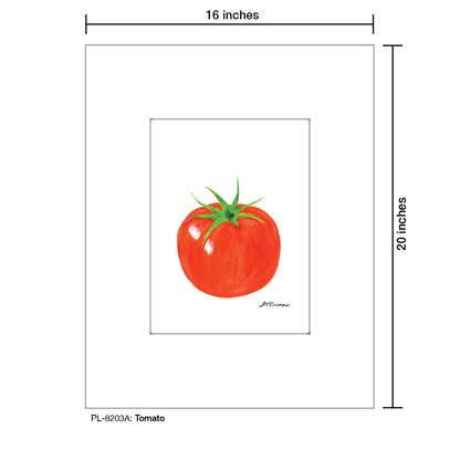Tomato, Print (#8203A)