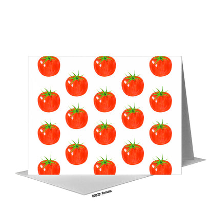 Tomato, Greeting Card (#8203B), A2 Card Front, www.printedcanvas.com