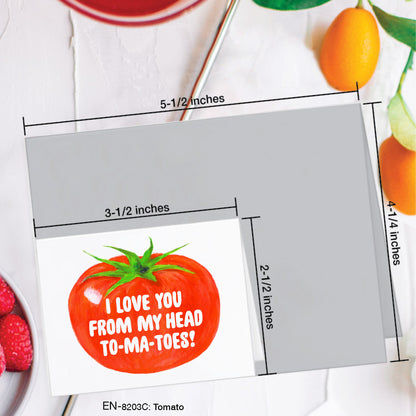 Tomato, Greeting Card (#8203C)