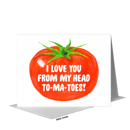 Tomato, Greeting Card (#8203C)