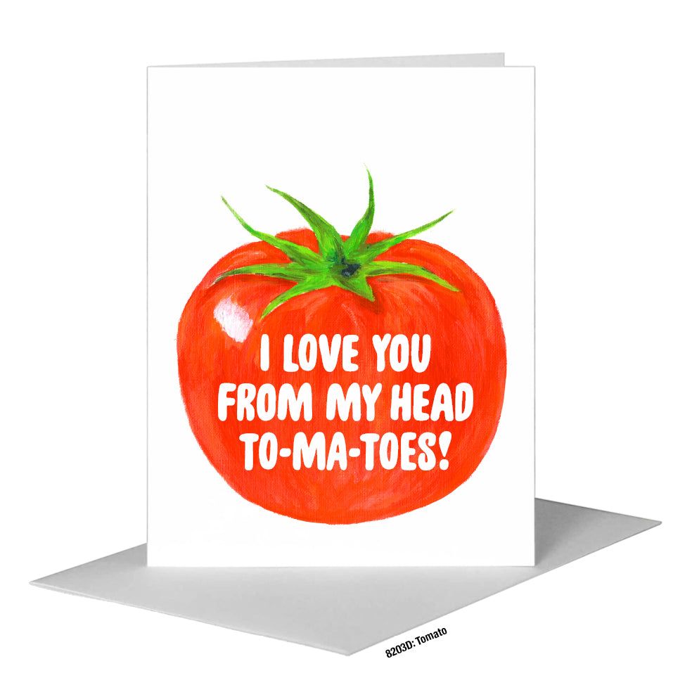 Tomato, Greeting Card (#8203D)