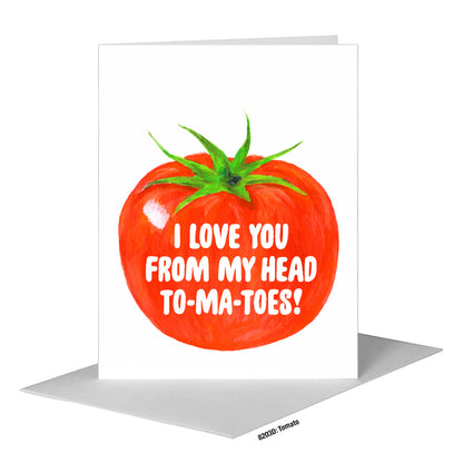 Tomato, Greeting Card (#8203D)