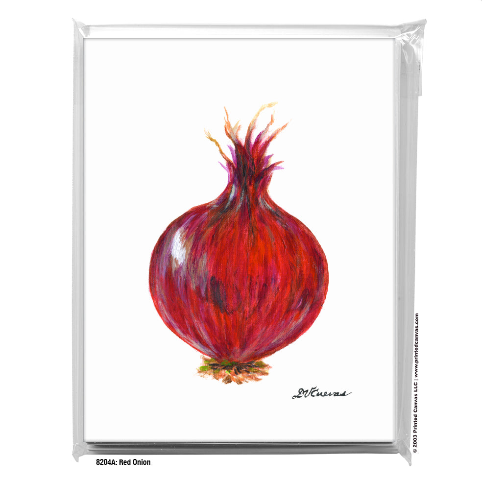 Red Onion, Greeting Card (#8204A)