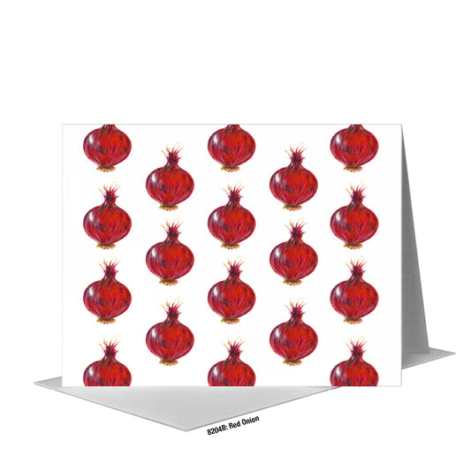 Red Onion, Greeting Card (#8204B)