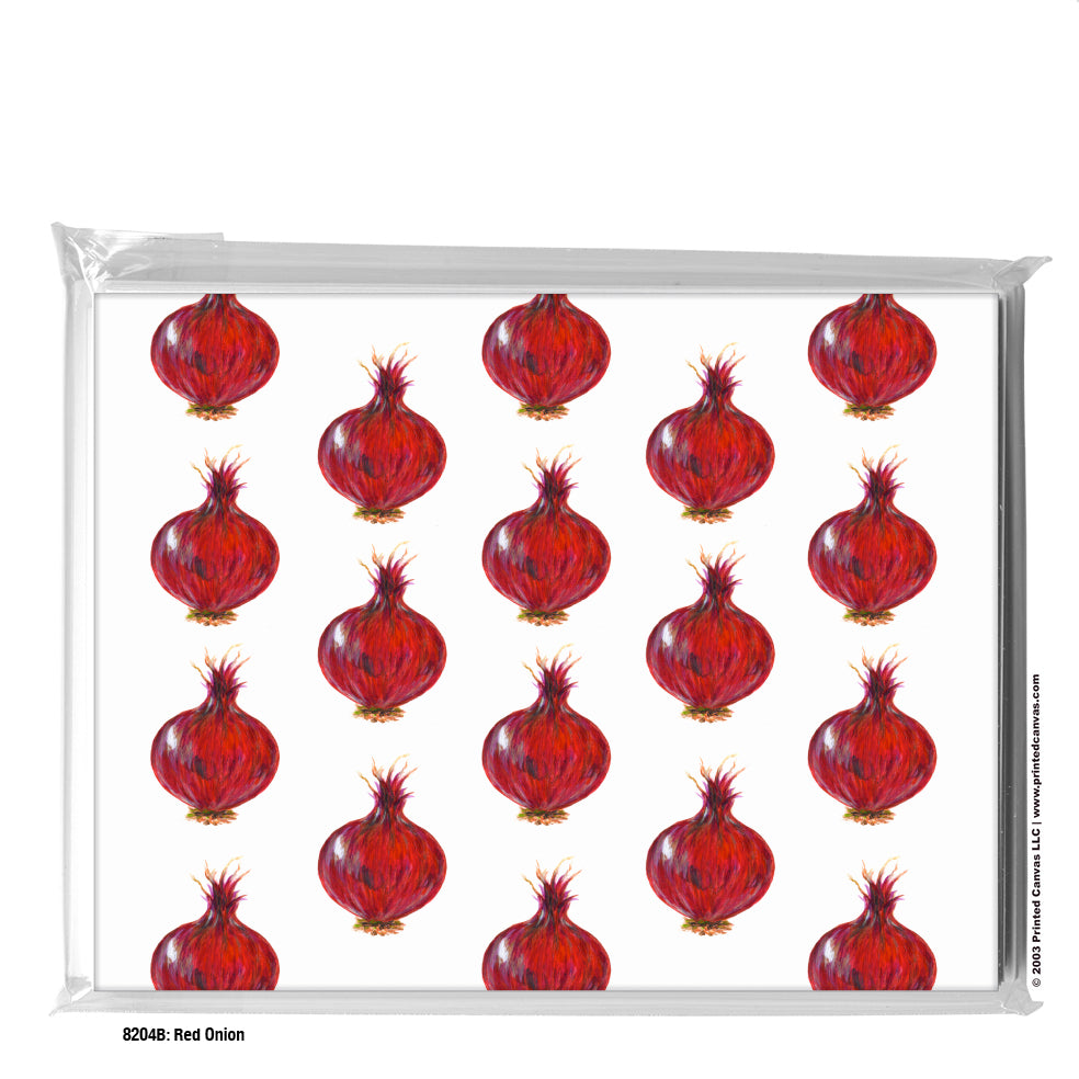 Red Onion, Greeting Card (#8204B)