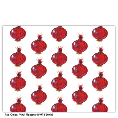 Red Onion, Vinyl Placemat (PMT-8204B)