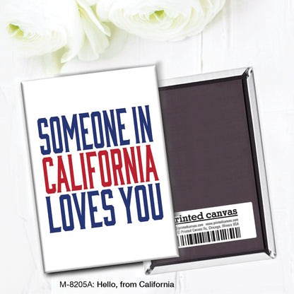 Hello, from California, Magnet (M-8205A)