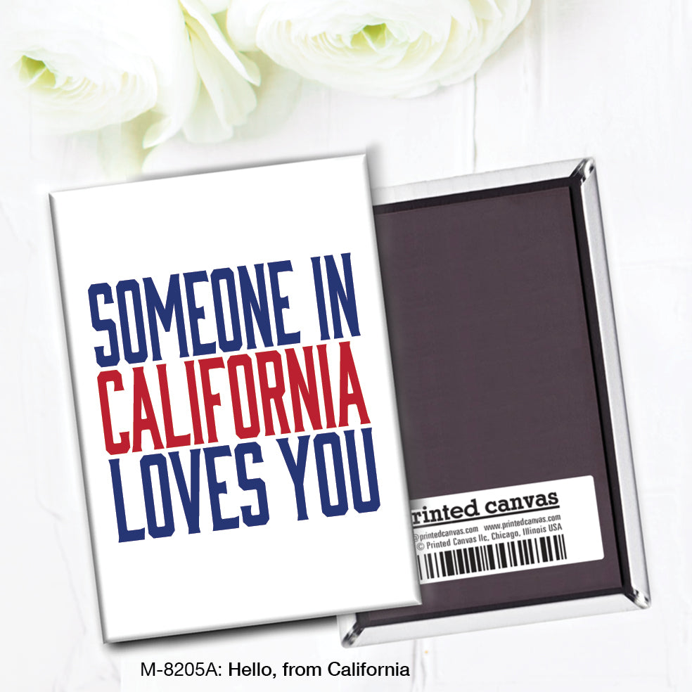 Hello, from California, Magnet (M-8205A)