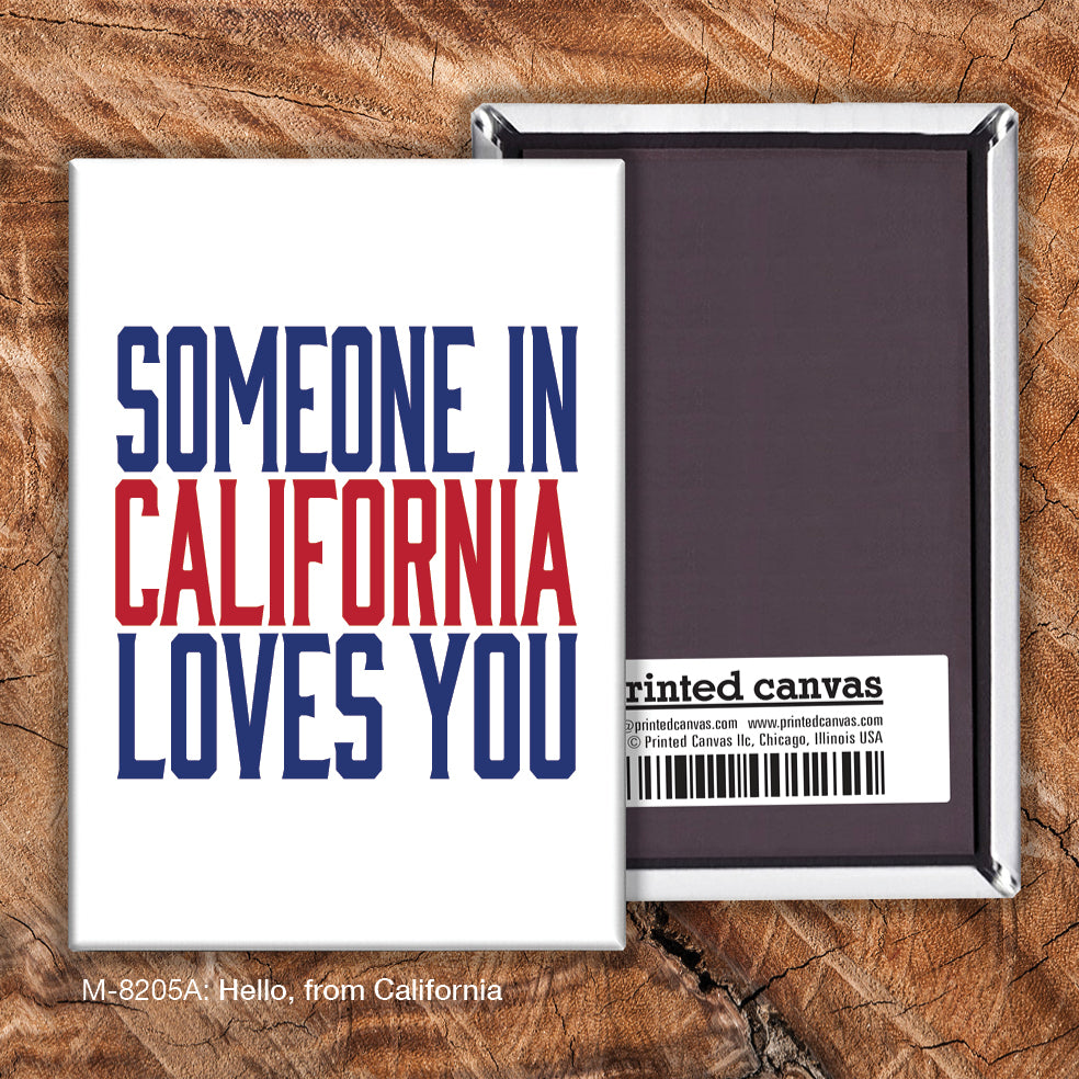 Hello, from California, Magnet (M-8205A)