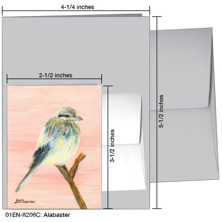 Alabaster, Greeting Card (8206C), Enclosure Card, www.printedcanvas.com