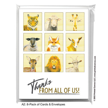 All of Us Animals, Greeting Card (#8208C)