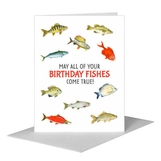 All of Us Fishes, Greeting Card (#8209AA) A2 Card Front, www.printedcanvas.com