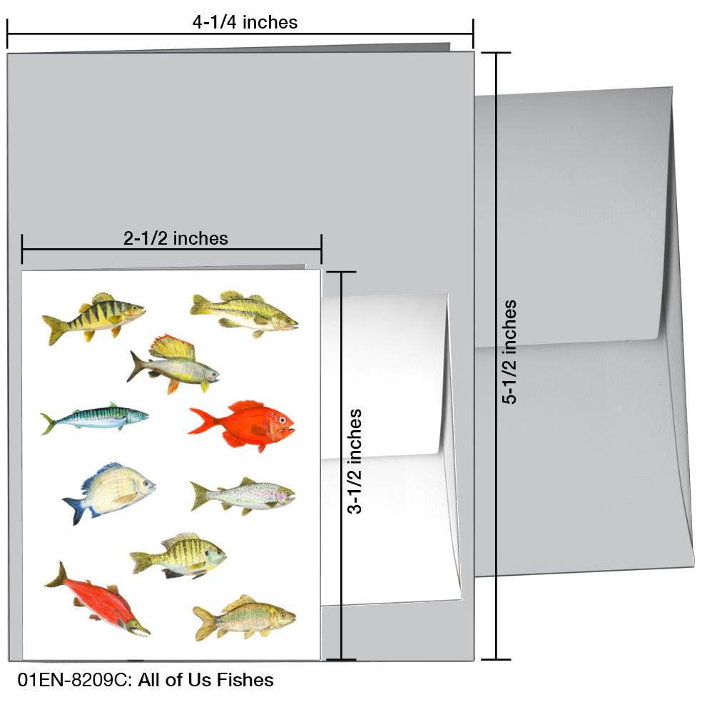 All Of Us Fishes, Greeting Card (8209C)