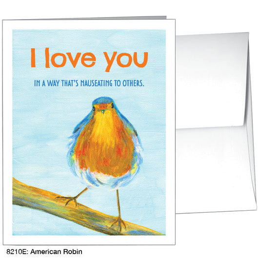 American Robin, Greeting Card (8210E)