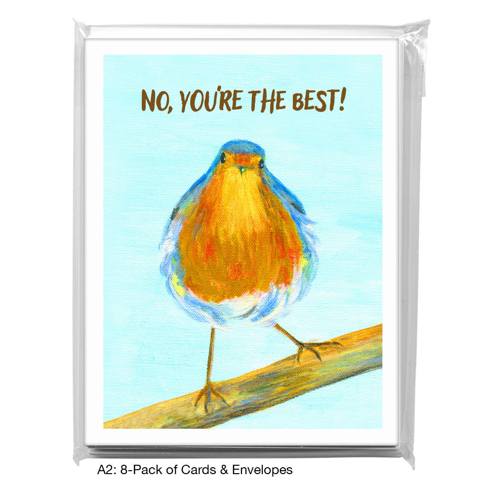 American Robin, Greeting Card (8210F), A2 8-Pack, printedcanvas.com