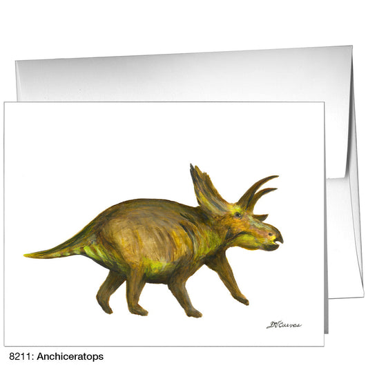 Anchiceratops, Greeting Card (8211A), A2 Card Front, www.printedcanvas.com