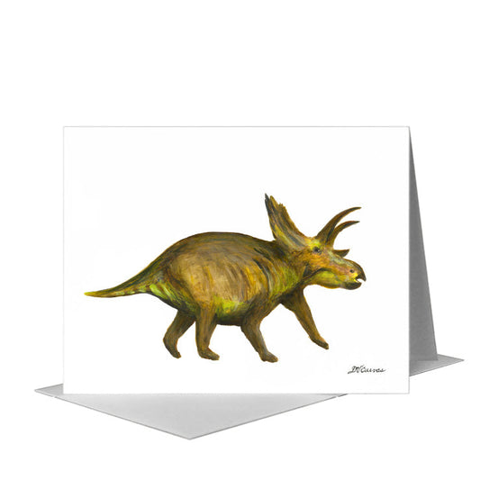 Anchiceratops, Greeting Card (#8211A) A2 Card Front, www.printedcanvas.com