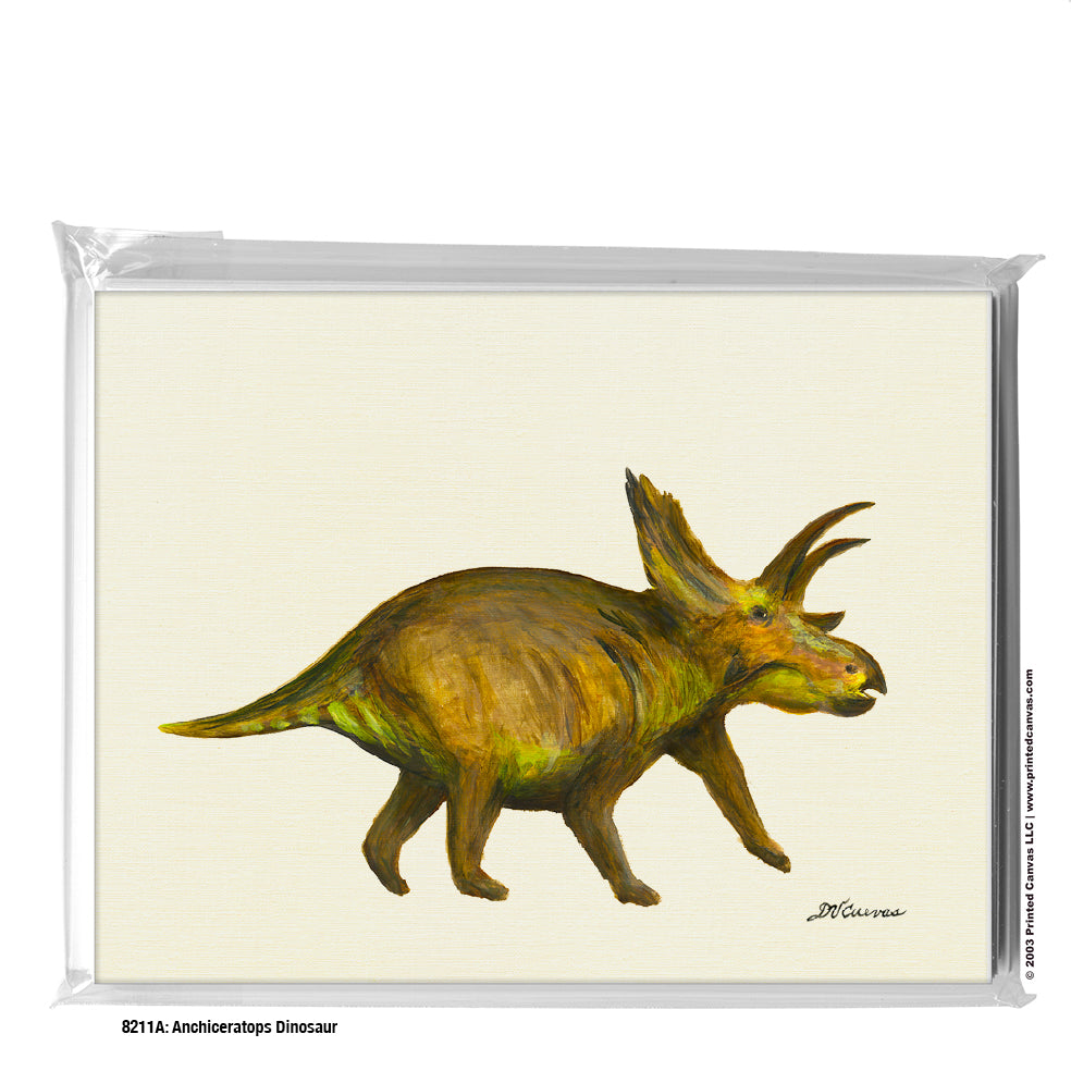 Anchiceratops Dinosaur, Greeting Card (#8211A)