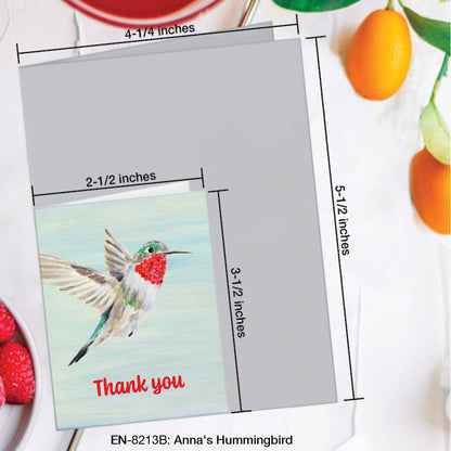 Anna's Hummingbird, Greeting Card (#8213B)