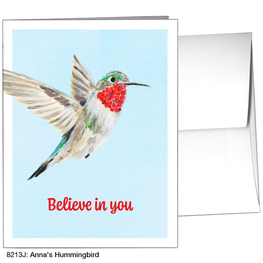 Anna's Hummingbird, Greeting Card (8213J)