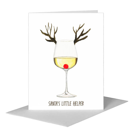 Aperitif Wine, Greeting Card (#8214B) A2 Card Front, www.printedcanvas.com