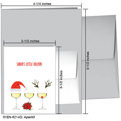 Aperitif, Greeting Card (#8214G), Enclosure Card, www.printedcanvas.com