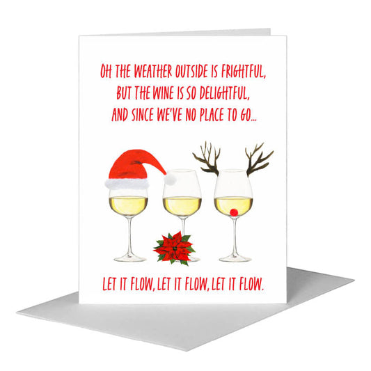 Aperitif Wine, Greeting Card (#8214H) A2 Card Front, www.printedcanvas.com