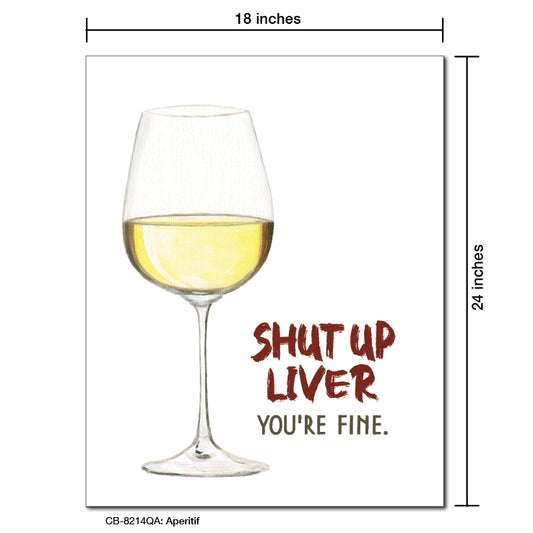 Aperitif Wine, Card Board (8214QA)
