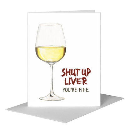 Aperitif Wine, Greeting Card (#8214QA) A2 Card Front, www.printedcanvas.com