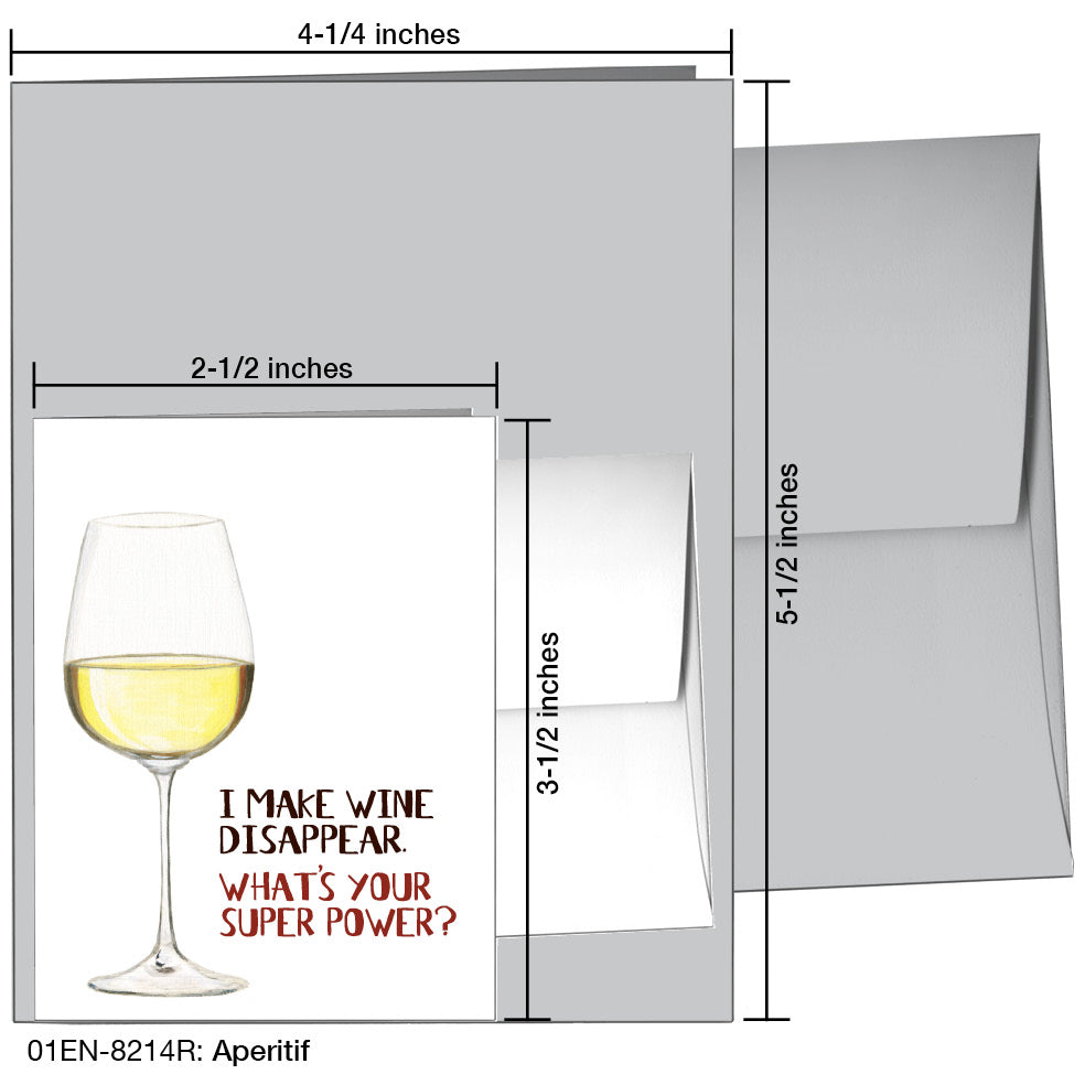 Aperitif, Greeting Card (8214R), Enclosure, printedcanvas.com