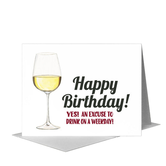 Aperitif Wine, Greeting Card (#8214W) A2 Card Front, www.printedcanvas.com