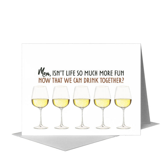 Aperitif Wine, Greeting Card (#8214Y) A2 Card Front, www.printedcanvas.com