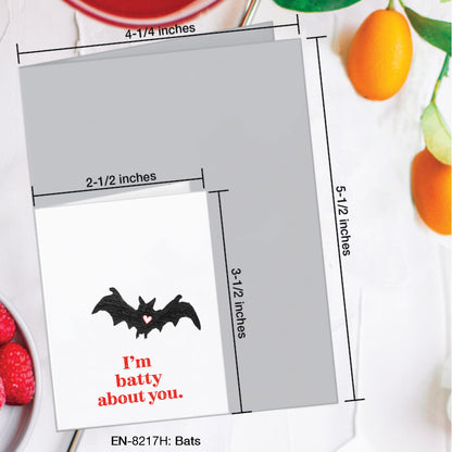 Bats, Greeting Card (#8217H)