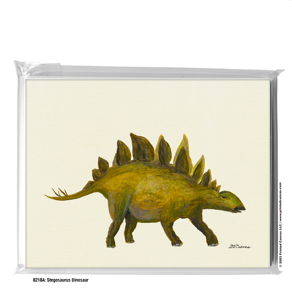 Stegosaurus Dinosaur, Greeting Card (#8218A)