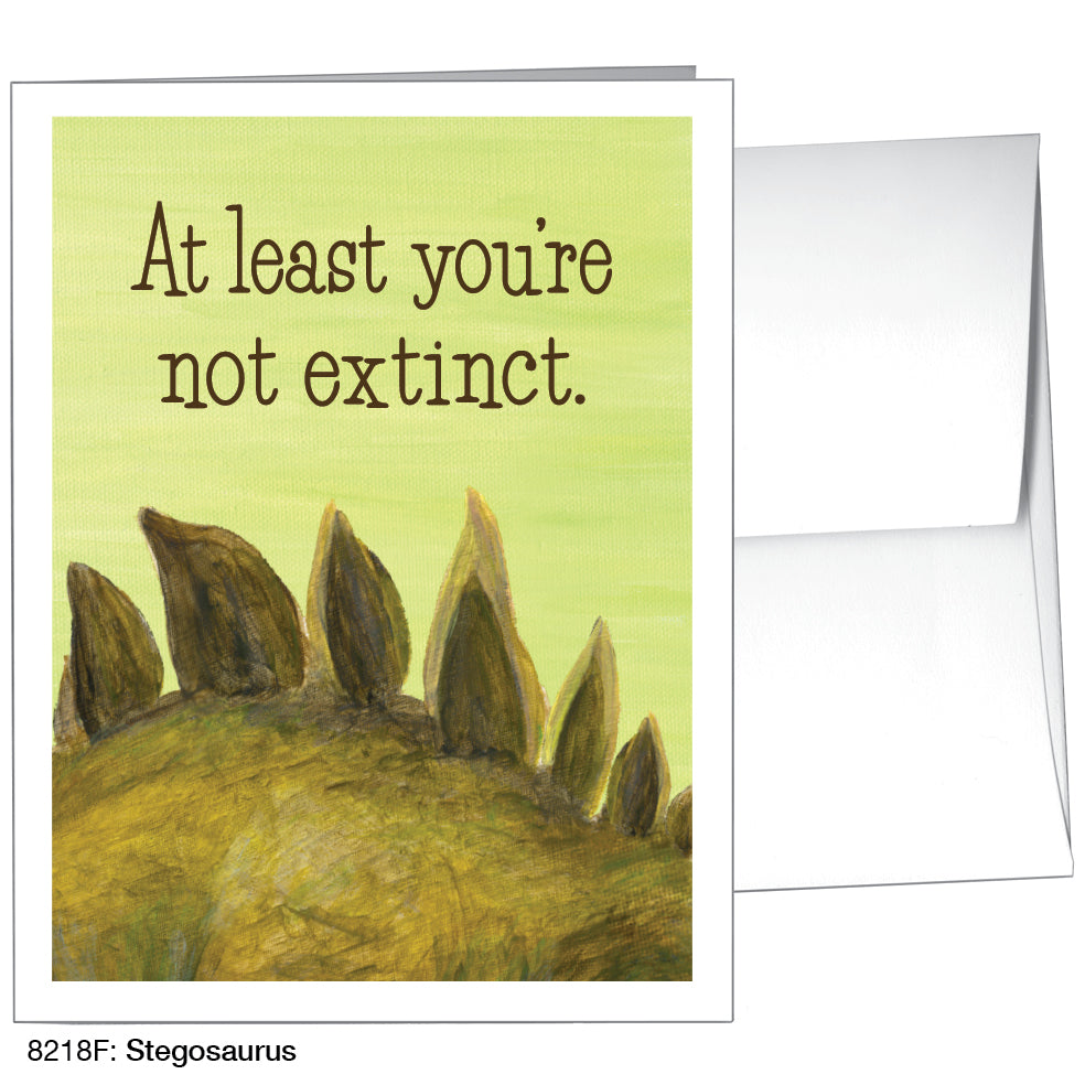 Stegosaurus, Greeting Card (8218F)