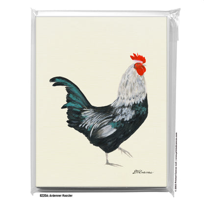 Ardenner Rooster, Greeting Card (#8220A)