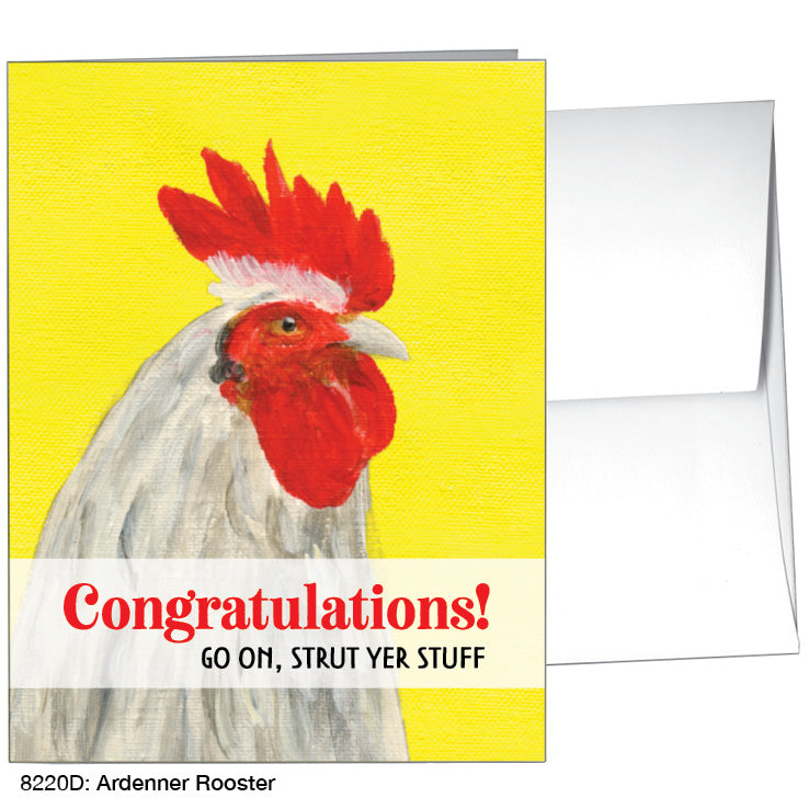 Ardenner Rooster, Greeting Card (8220D), A2 Card, www.printedcanvas.com