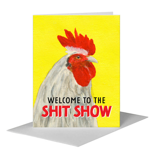 Ardenner Rooster, Greeting Card (#8220E) A2 Card Front, www.printedcanvas.com