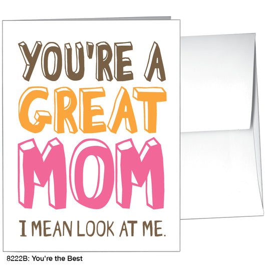 You're the Best, Greeting Card (#8222B), A2 Card Front, www.printedcanvas.com