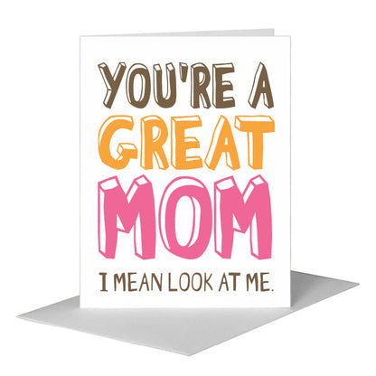You're the Best, Greeting Card (#8222B), A2 Card Front, www.printedcanvas.com