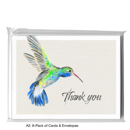 Broad-Billed Hummingbird, Greeting Card (8225A)