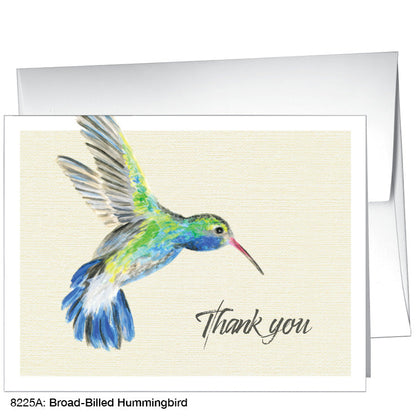 Broad-Billed Hummingbird, Greeting Card (8225A), A2, printedcanvas.com