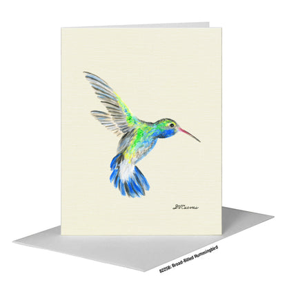 Broad-Billed Hummingbird, Greeting Card (#8225B)