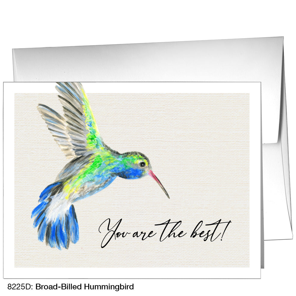 Broad-Billed Hummingbird, Greeting Card (8225D)