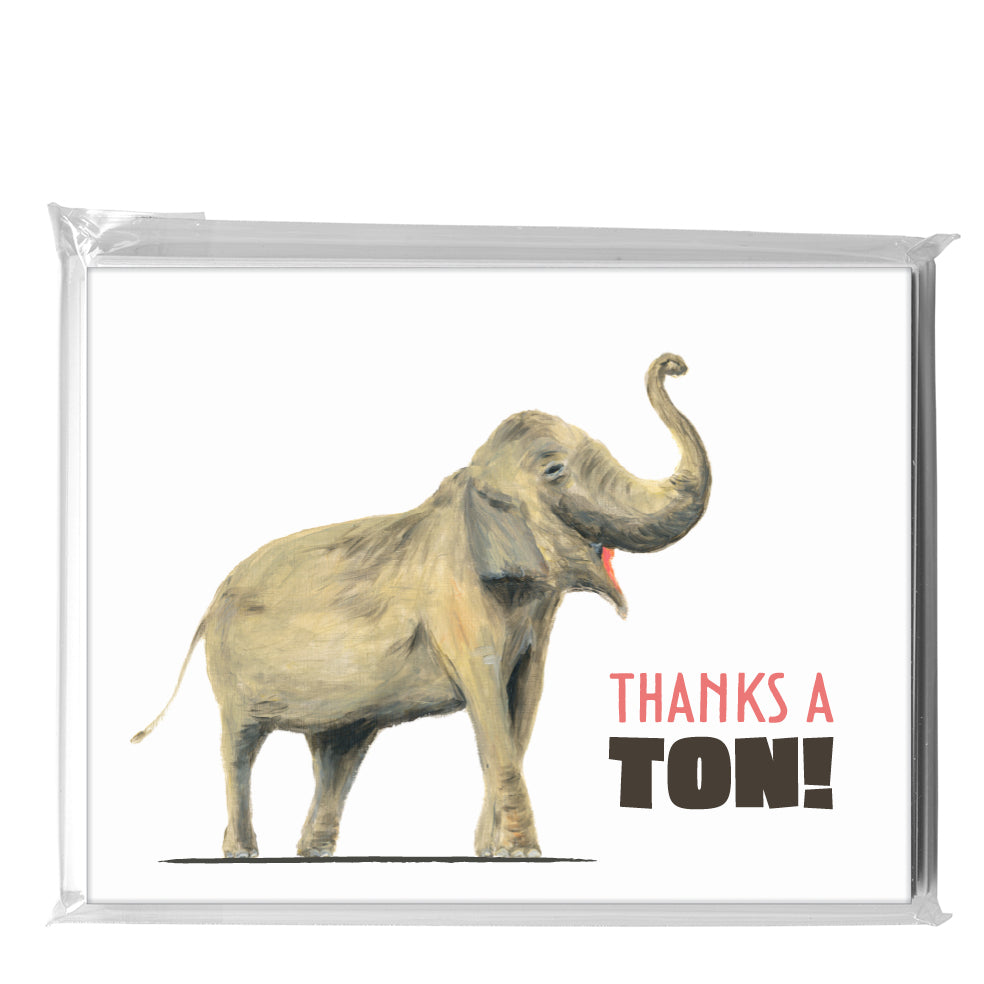Asian Elephant, Greeting Card (8226A), A2 8-Pack, printedcanvas.com