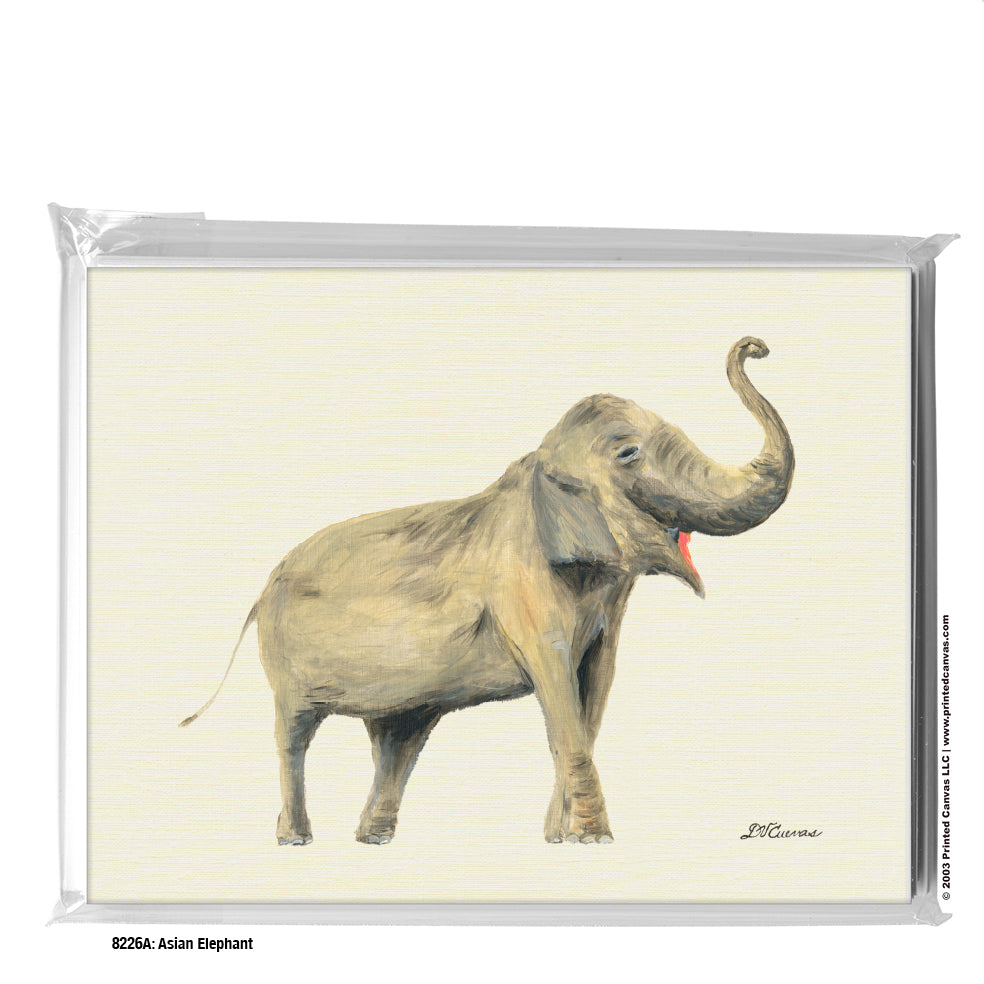 Asian Elephant, Greeting Card (#8226A)