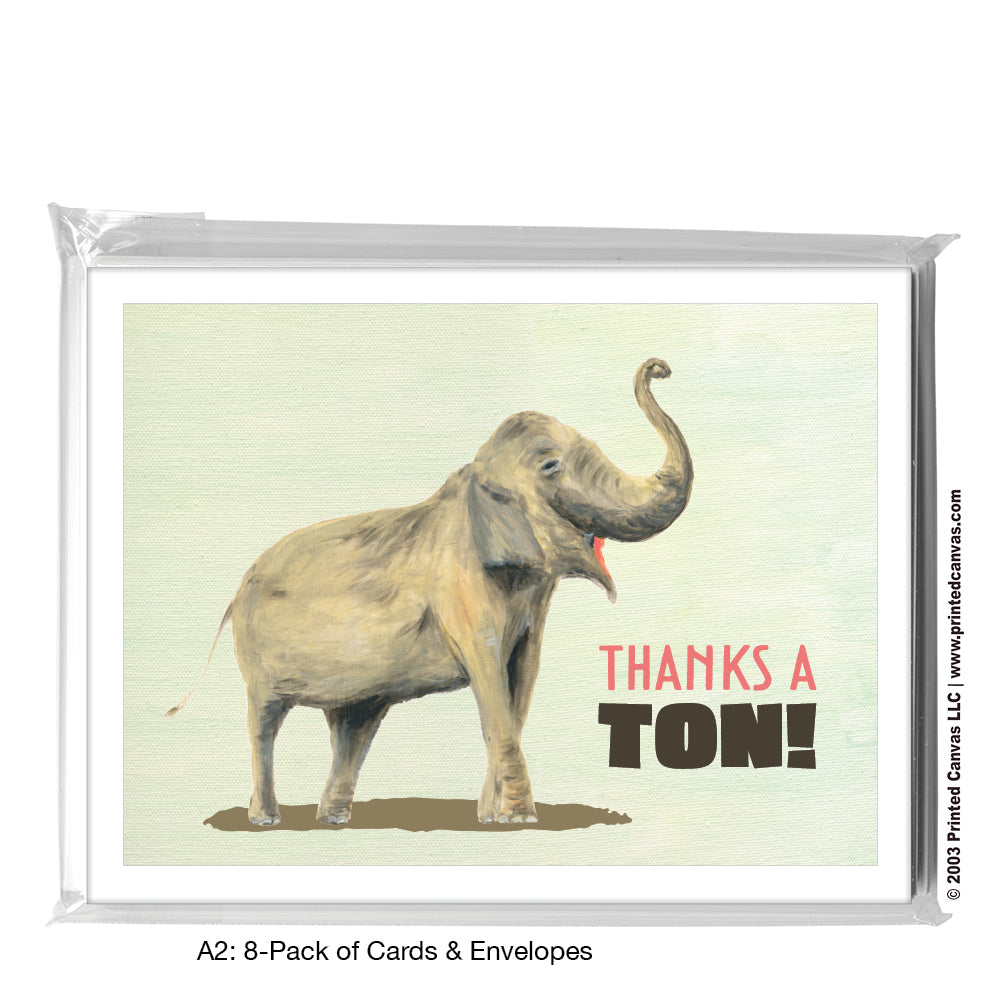 Asian Elephant, Greeting Card (#8226F)