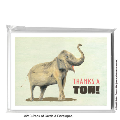 Asian Elephant, Greeting Card (#8226F)